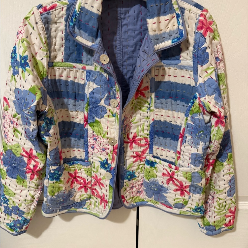 Floral Patchwork Reversible Jacket - image 1